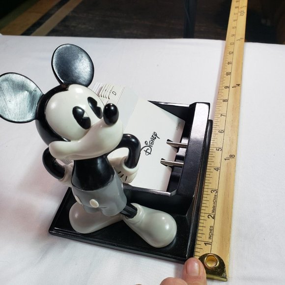 Mickey Mouse Black Gray &White Desk Accessory Phone Number or Password Filer - Picture 8 of 10